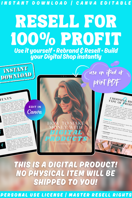 Digital product beginner guide. Available in different licenses; private label rights, master resell rights or personal use license.