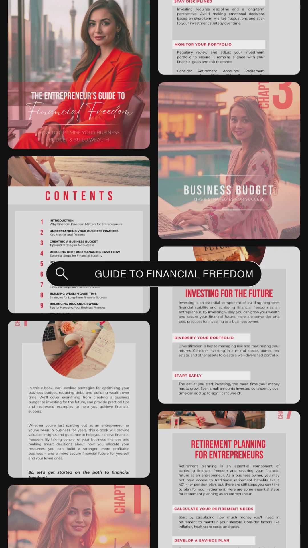 Video and preview of the beginner's guide Entrepreneur's guide to financial freedom - how to optimise your business budget and build wealth. 